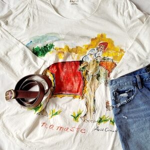 April Cornell | Namaste 100% Cotton 3/4 Sleeve T-Shirt